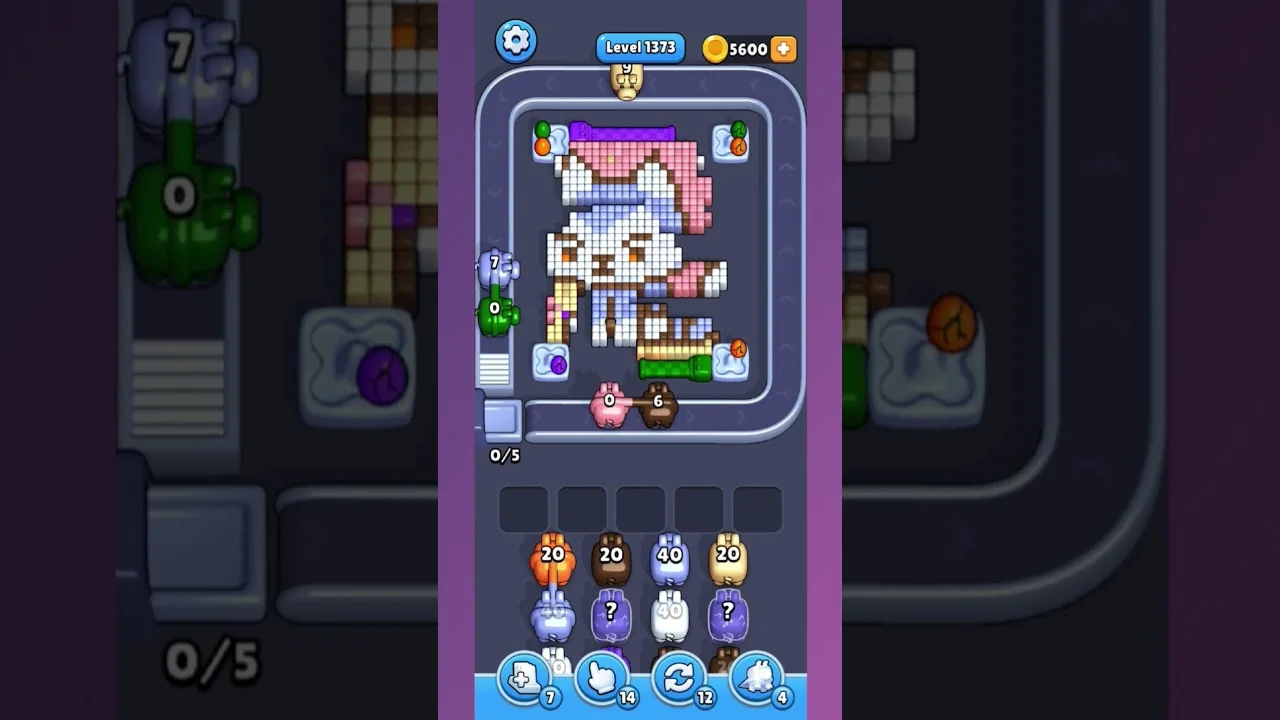 Pixel Flow Level 1373 Solution & Walkthrough Guide