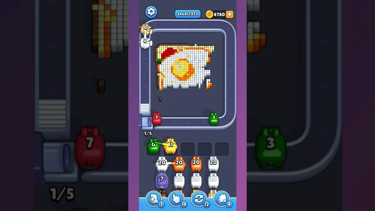 Pixel Flow Level 1375 Solution: Complete Walkthrough & Guide