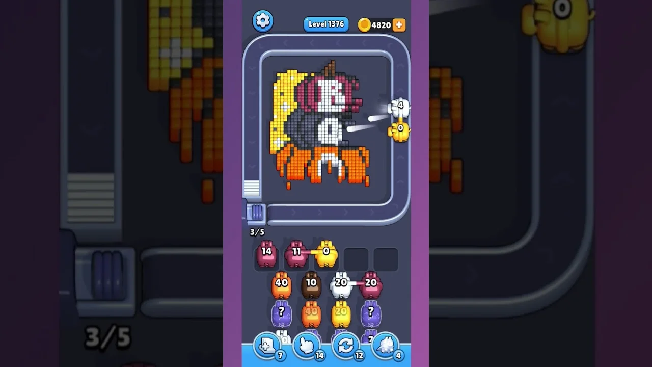 Pixel Flow Level 1376 Solution: Complete Walkthrough Guide