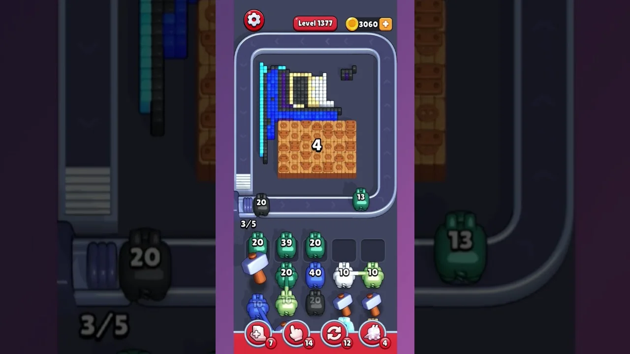 Pixel Flow Level 1377 Solution: Complete Walkthrough Guide