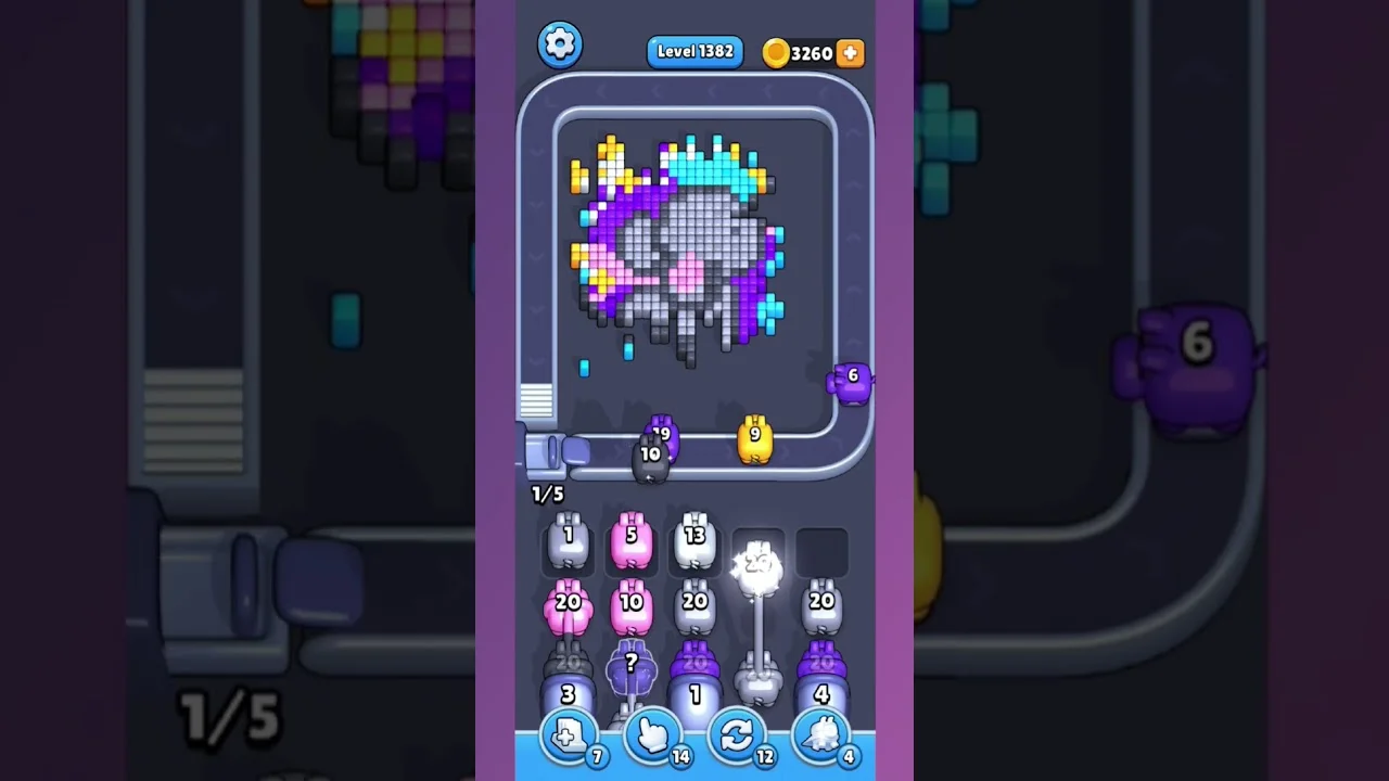 Pixel Flow Level 1382 Solution: Complete Walkthrough & Guide