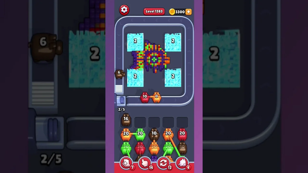 Pixel Flow Level 1383 Solution & Walkthrough Guide