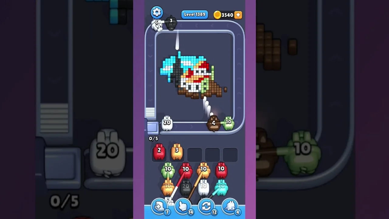 Pixel Flow Level 1389 Solution: Complete Walkthrough Guide
