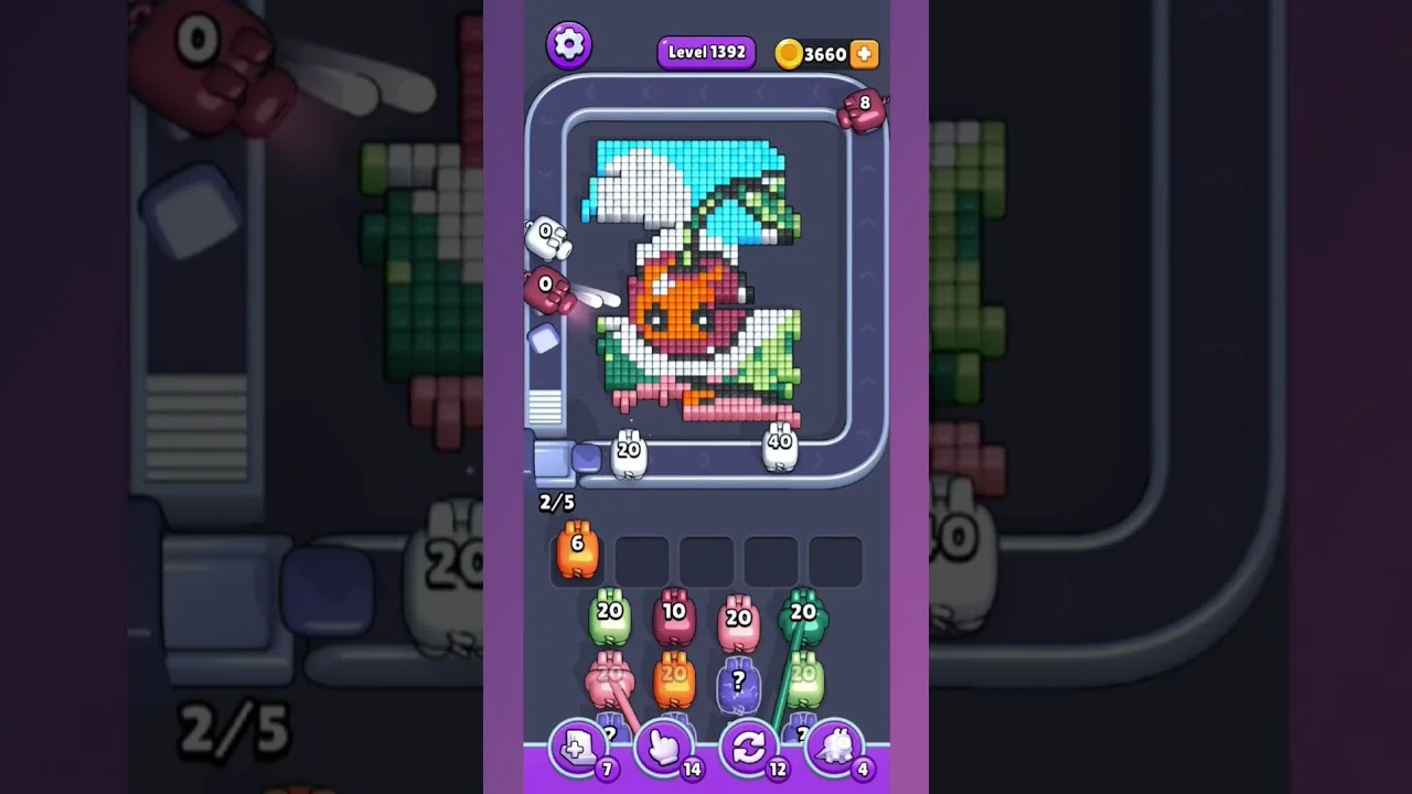 Pixel Flow Level 1392 Solution: Complete Walkthrough Guide
