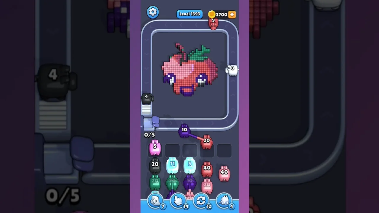 Pixel Flow Level 1393 Solution & Walkthrough Guide