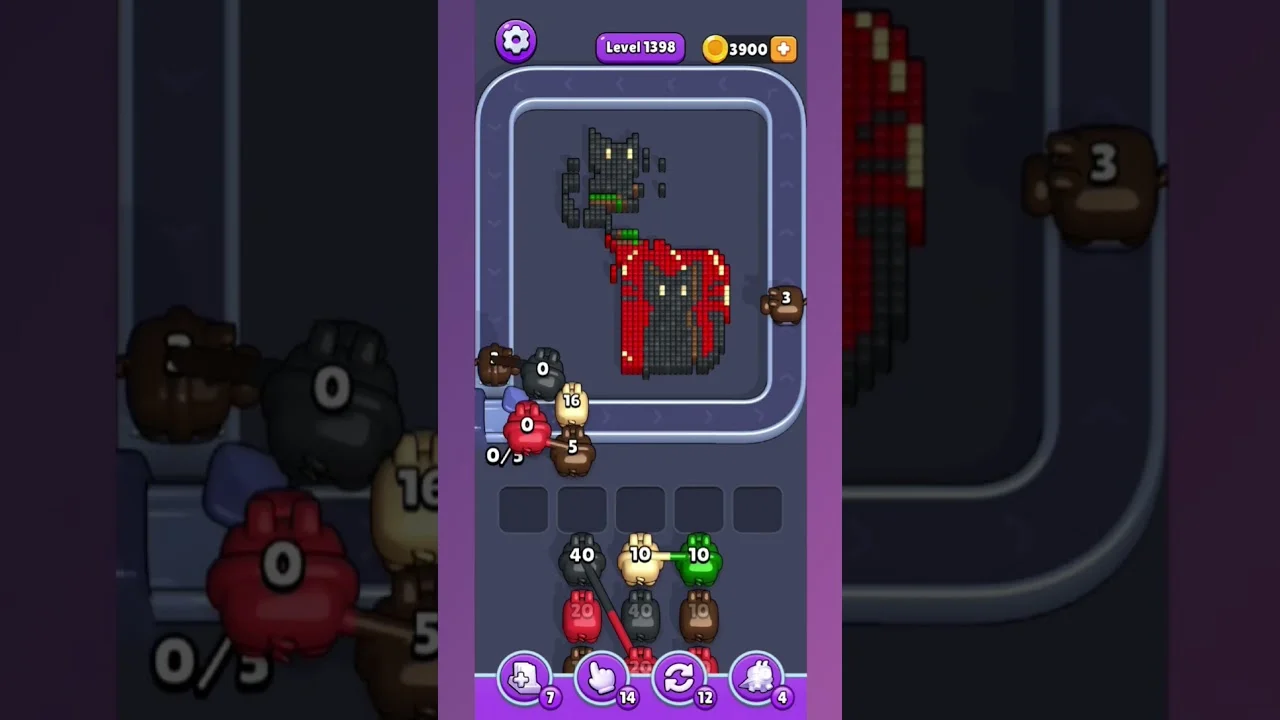 Pixel Flow Level 1398 Solution & Walkthrough Guide