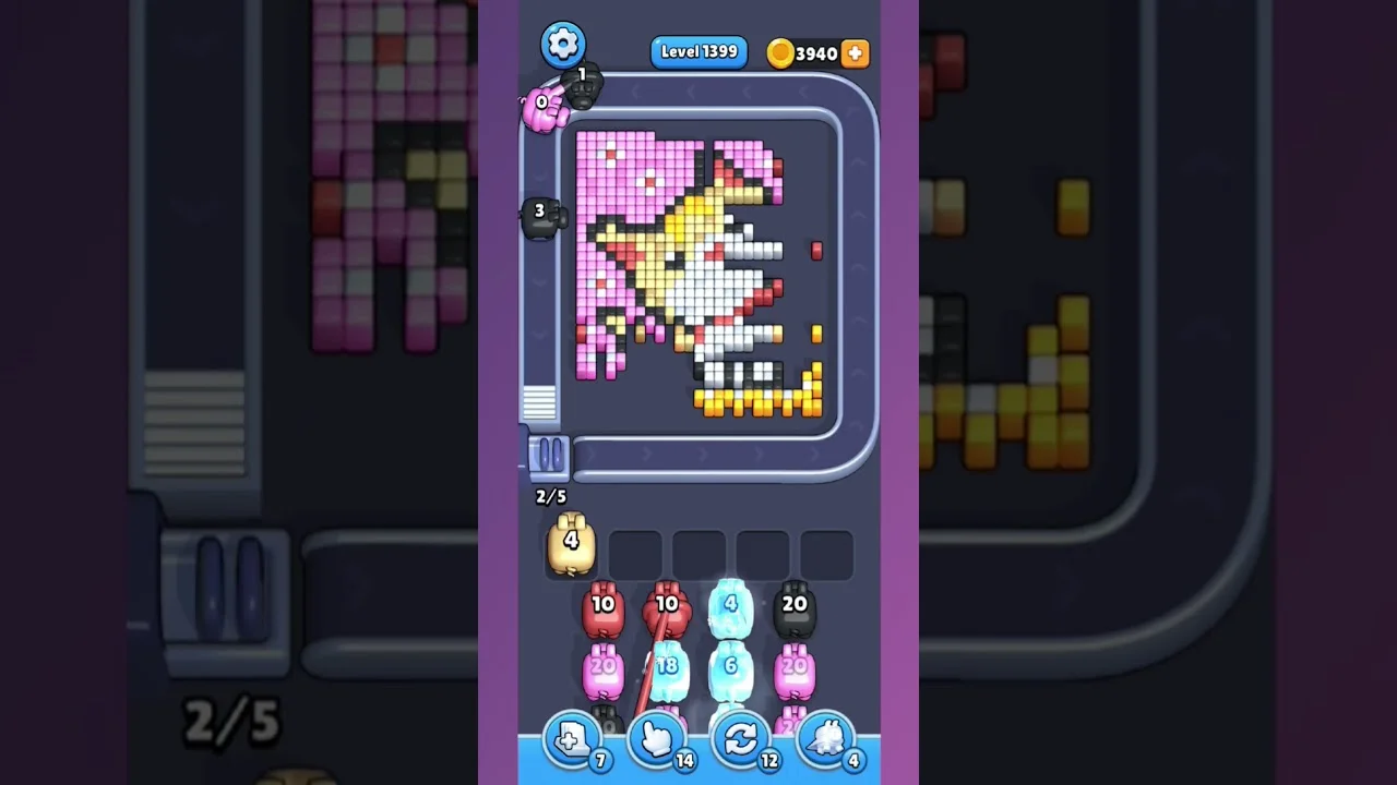 Pixel Flow Level 1399 Solution: Complete Walkthrough Guide