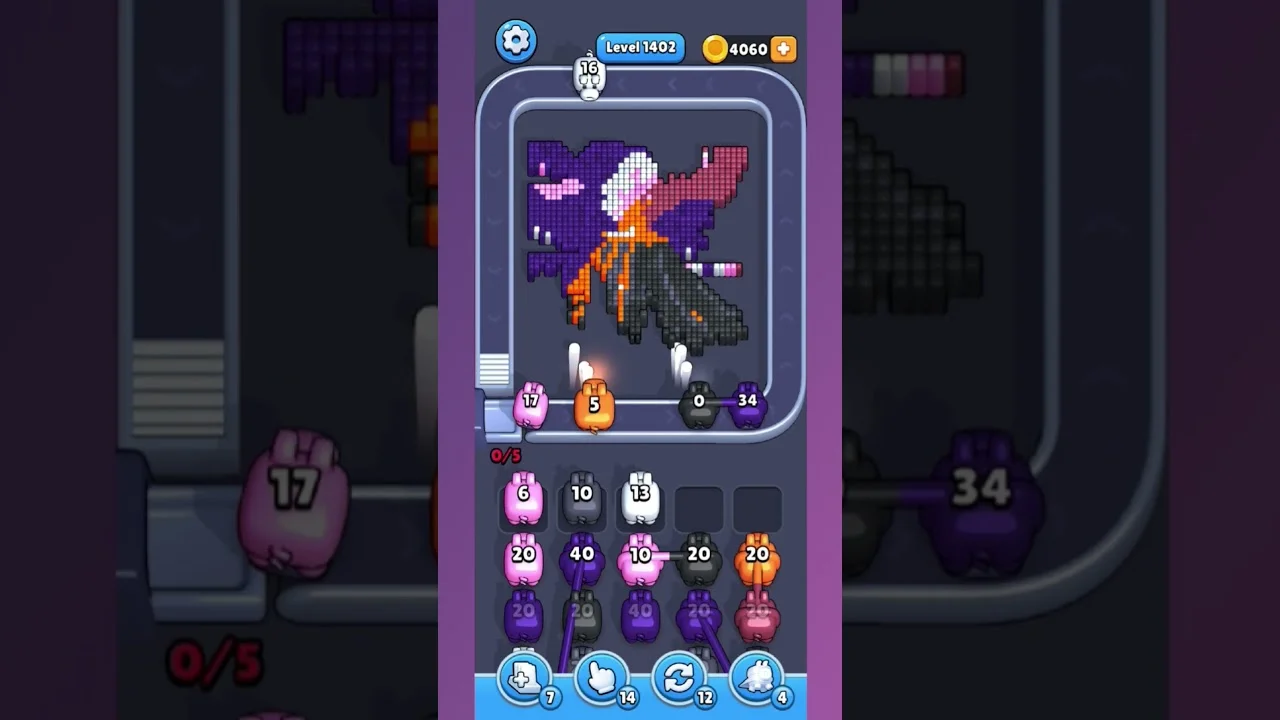 Pixel Flow Level 1402 Solution: Complete Walkthrough & Guide