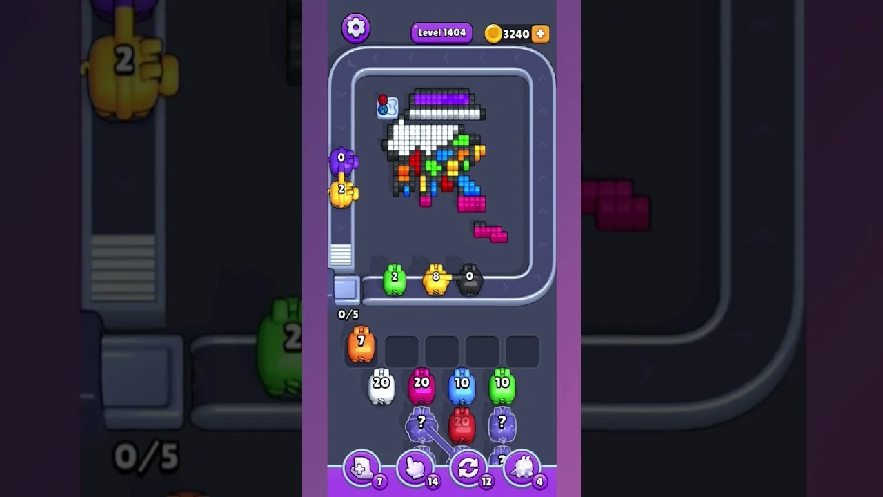 Pixel Flow Level 1404 Solution: Complete Walkthrough & Guide