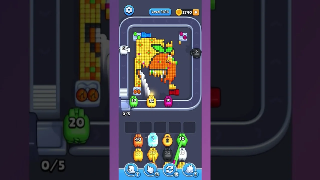 Pixel Flow Level 1414 Solution: Complete Walkthrough & Guide