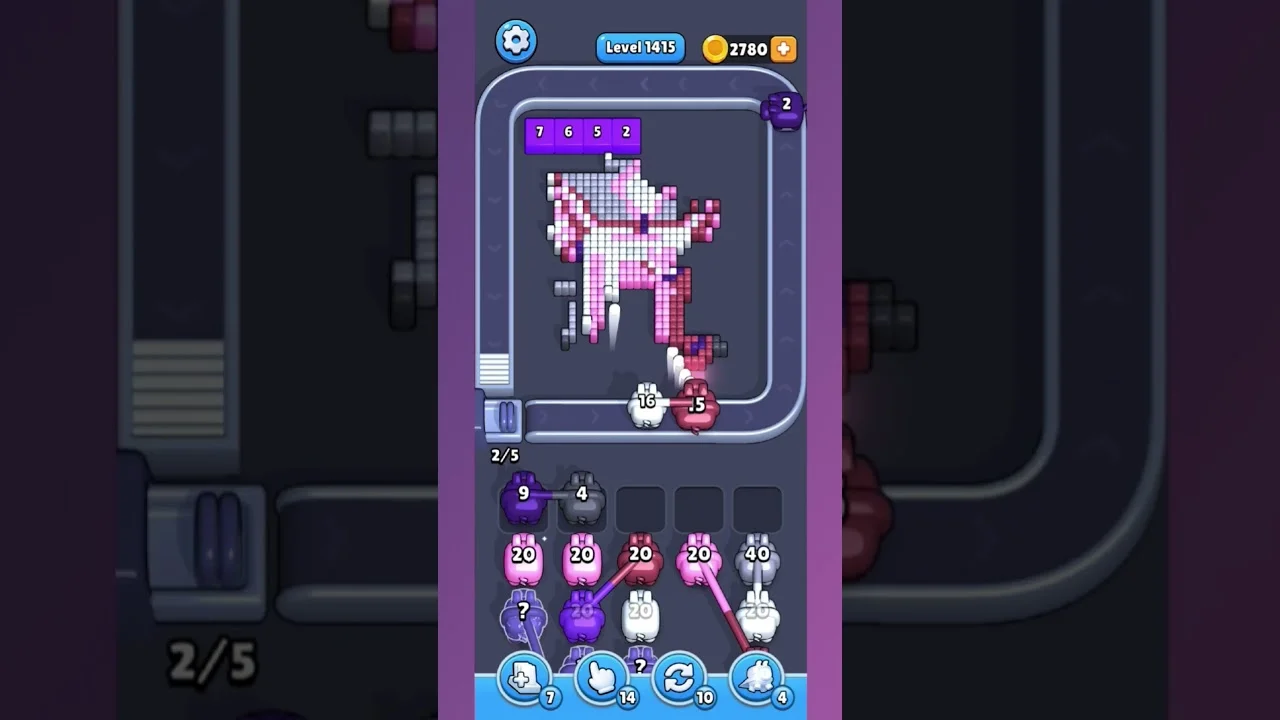 Pixel Flow Level 1415 Solution: Complete Walkthrough & Guide