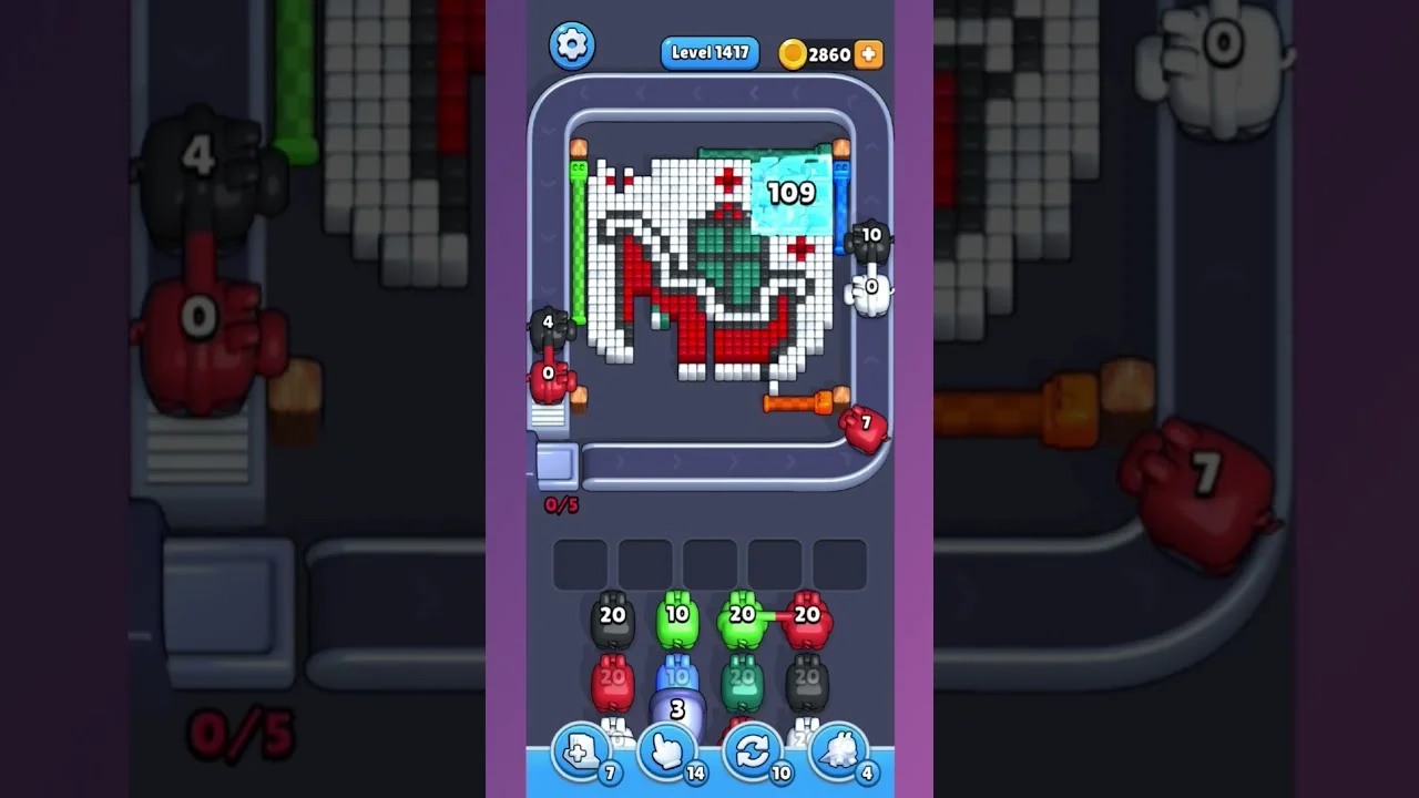 Pixel Flow Level 1417 Solution: Complete Walkthrough & Guide