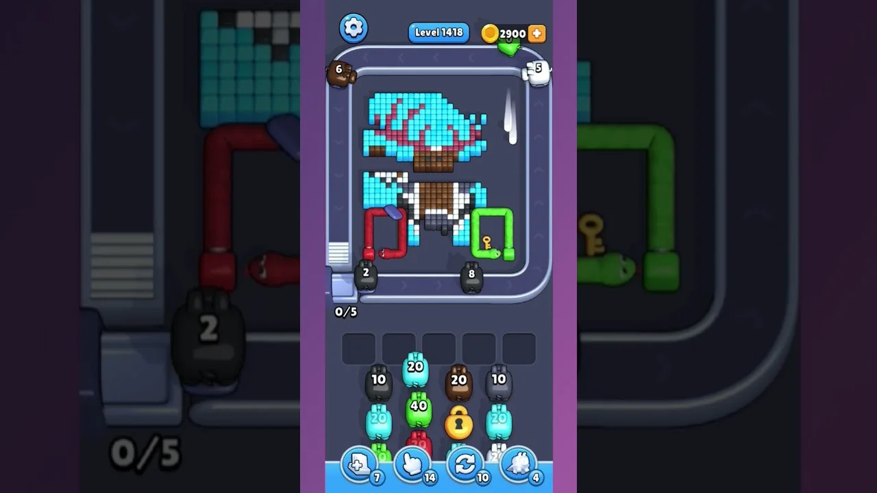 Pixel Flow Level 1418 Solution: Complete Walkthrough & Guide