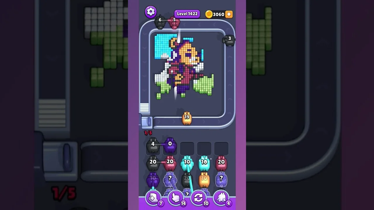 Pixel Flow Level 1422 Solution: Complete Walkthrough & Guide