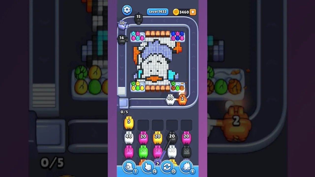 Pixel Flow Level 1432 Solution: Complete Walkthrough & Guide