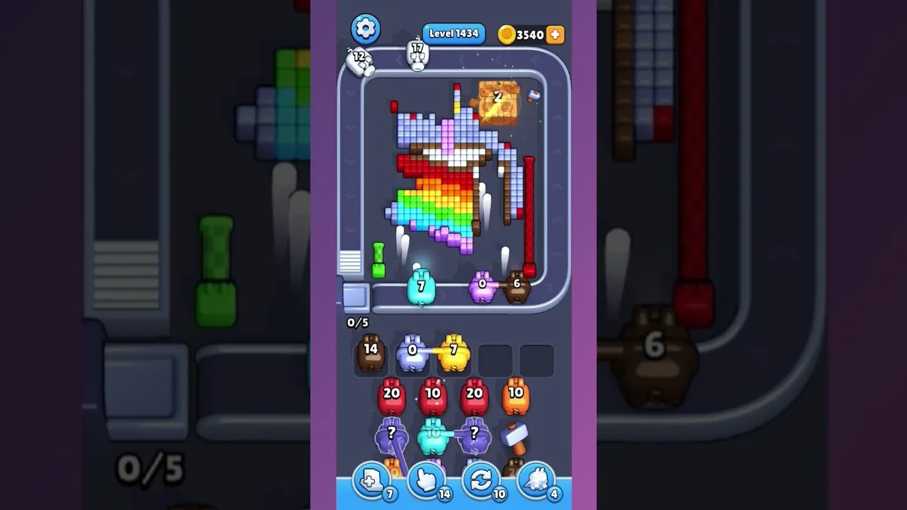 Pixel Flow Level 1434 Solution: Complete Walkthrough & Guide