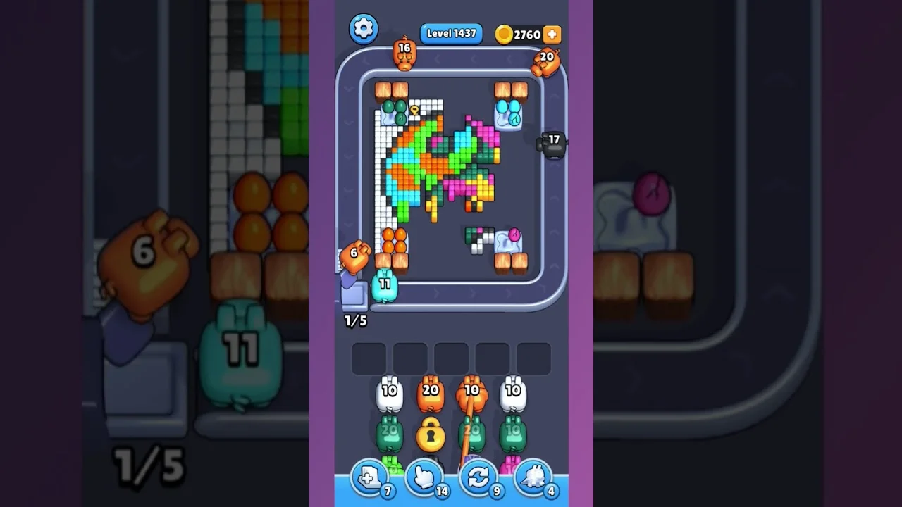 Pixel Flow Level 1437 Solution: Complete Walkthrough & Guide
