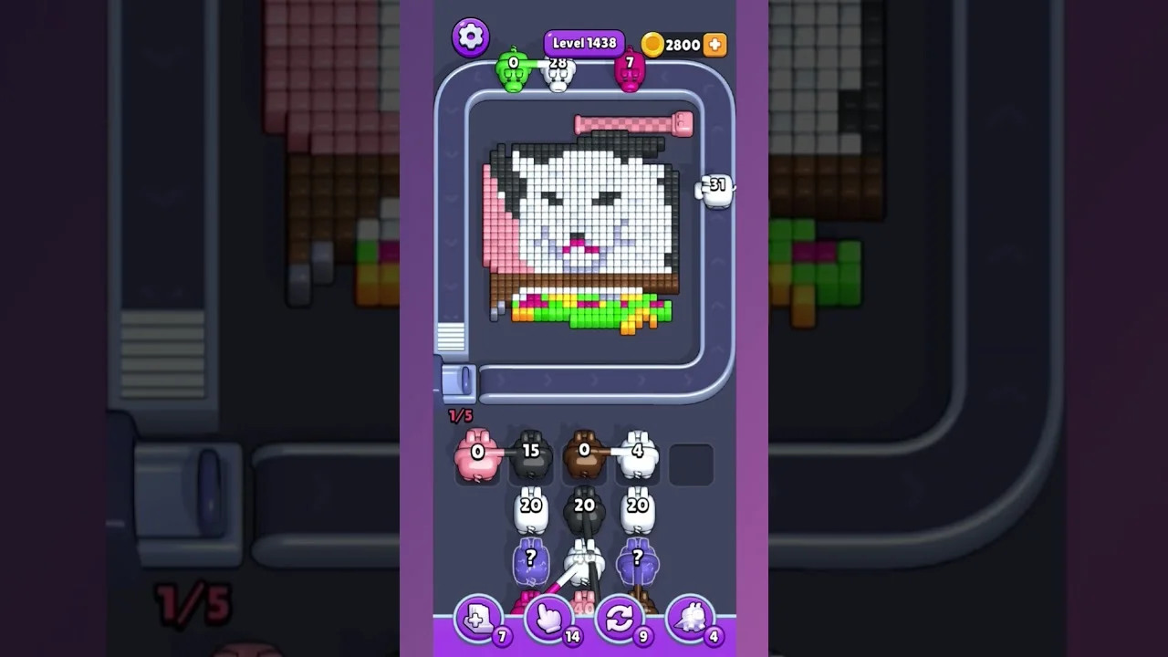 Pixel Flow Level 1438 Solution: Complete Walkthrough & Guide
