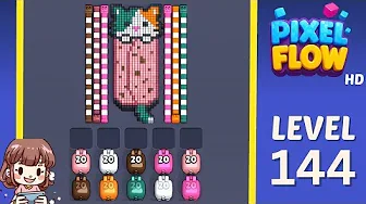 Pixel Flow Level 144 Solution & Walkthrough Guide