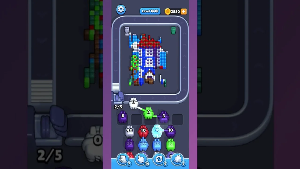 Pixel Flow Level 1440 Solution & Walkthrough Guide