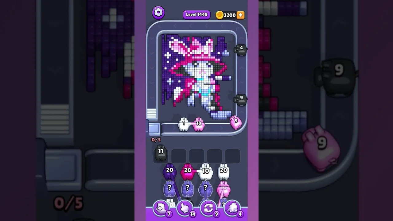 Pixel Flow Level 1448 Solution: Complete Walkthrough Guide