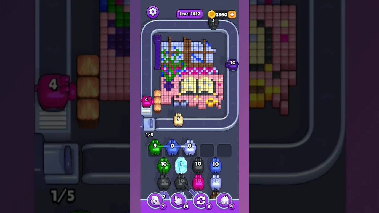 Pixel Flow Level 1452 Solution: Complete Walkthrough Guide