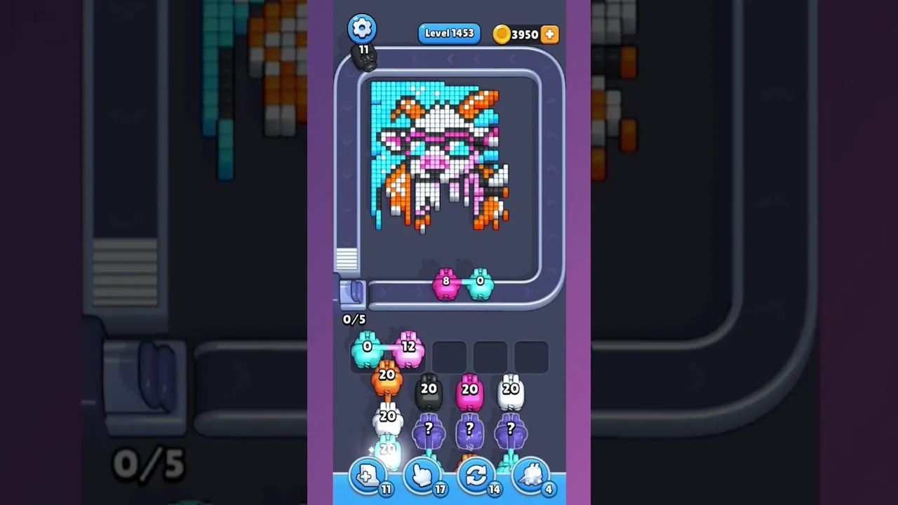 Pixel Flow Level 1453 Solution & Walkthrough Guide