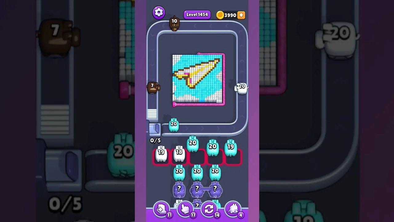Pixel Flow Level 1454 Solution: Complete Walkthrough & Guide