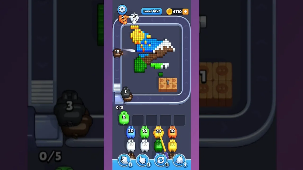 Pixel Flow Level 1457 Solution: Complete Walkthrough Guide