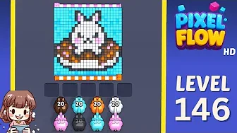 Pixel Flow Level 146 Solution & Walkthrough Guide