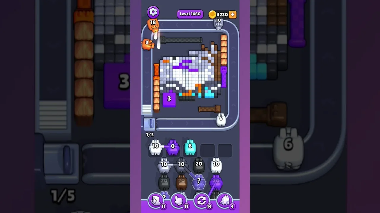 Pixel Flow Level 1460 Solution: Complete Walkthrough & Guide