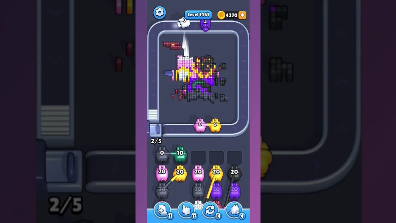Pixel Flow Level 1461 Solution: Complete Walkthrough & Guide
