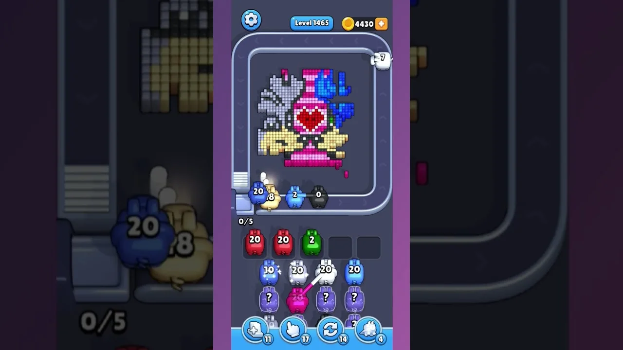 Pixel Flow Level 1465 Solution: Complete Walkthrough & Guide