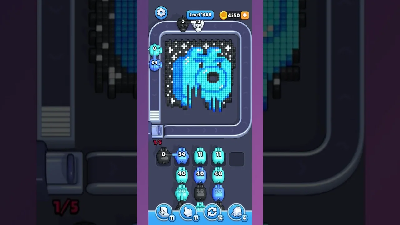 Pixel Flow Level 1468 Solution: Complete Walkthrough & Guide