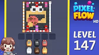 Pixel Flow Level 147 Solution: Complete Walkthrough & Guide