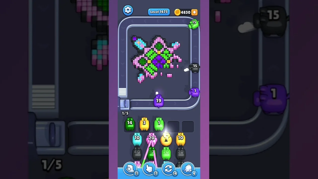Pixel Flow Level 1475 Solution: Complete Walkthrough & Guide