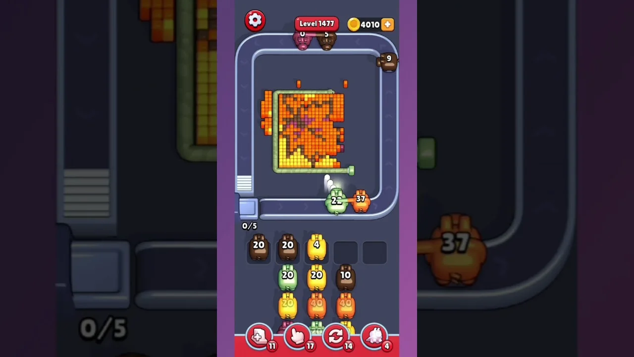 Pixel Flow Level 1477 Solution: Complete Walkthrough & Guide