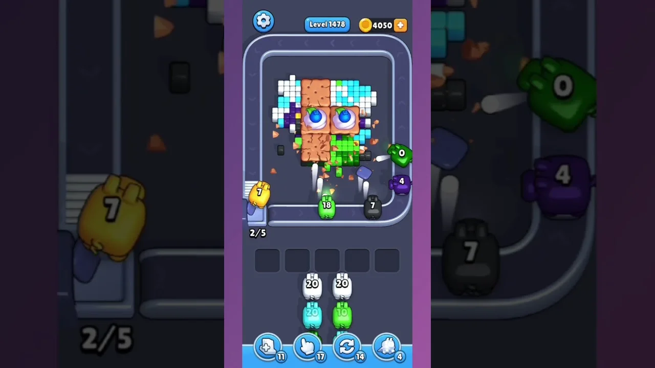 Pixel Flow Level 1478 Solution & Walkthrough Guide