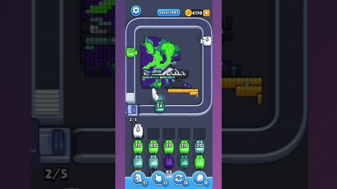 Pixel Flow Level 1481 Solution: Complete Walkthrough & Guide