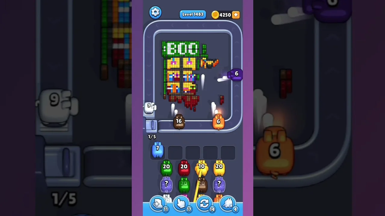 Pixel Flow Level 1483 Solution & Complete Walkthrough Guide