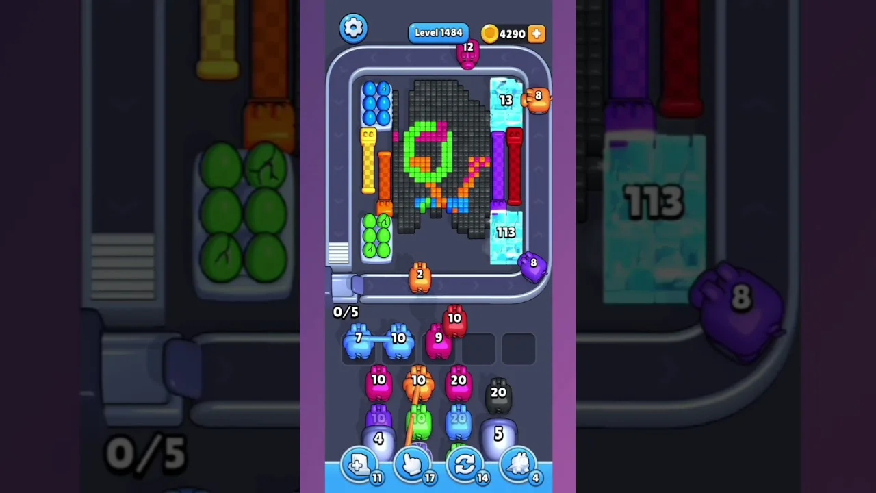 Pixel Flow Level 1484 Solution: Complete Walkthrough & Guide
