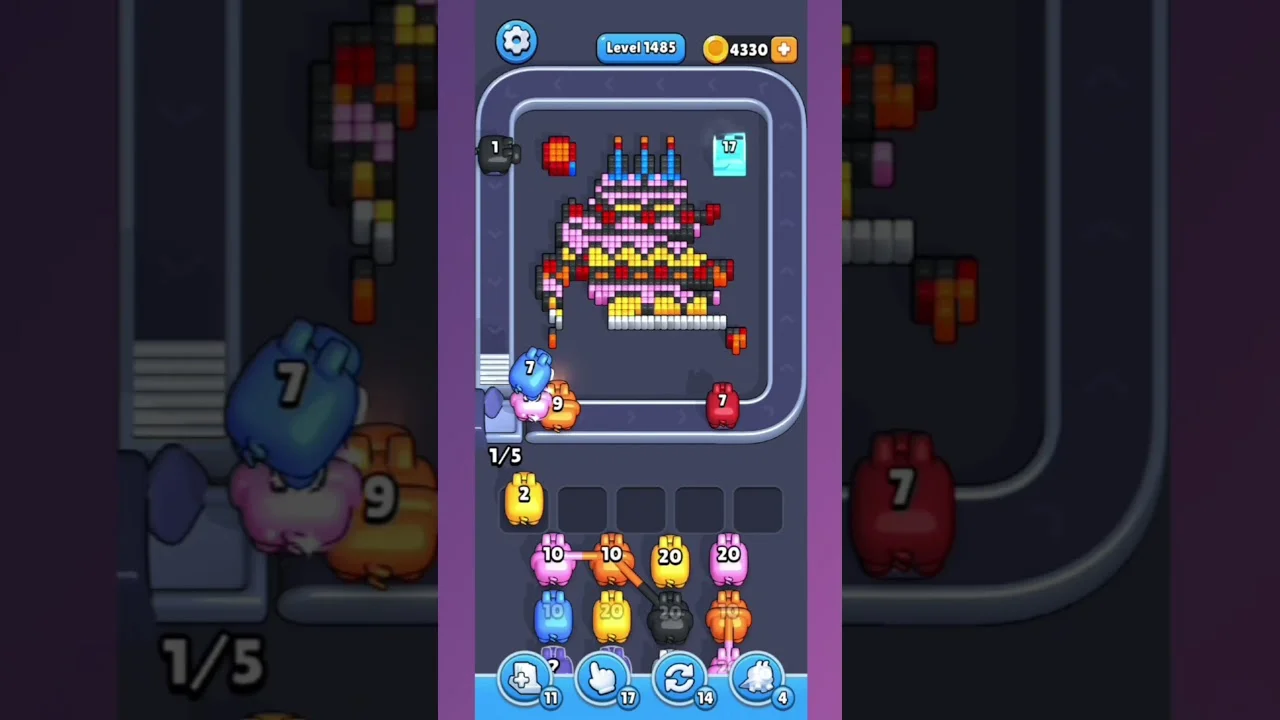 Pixel Flow Level 1485 Solution: Complete Walkthrough Guide