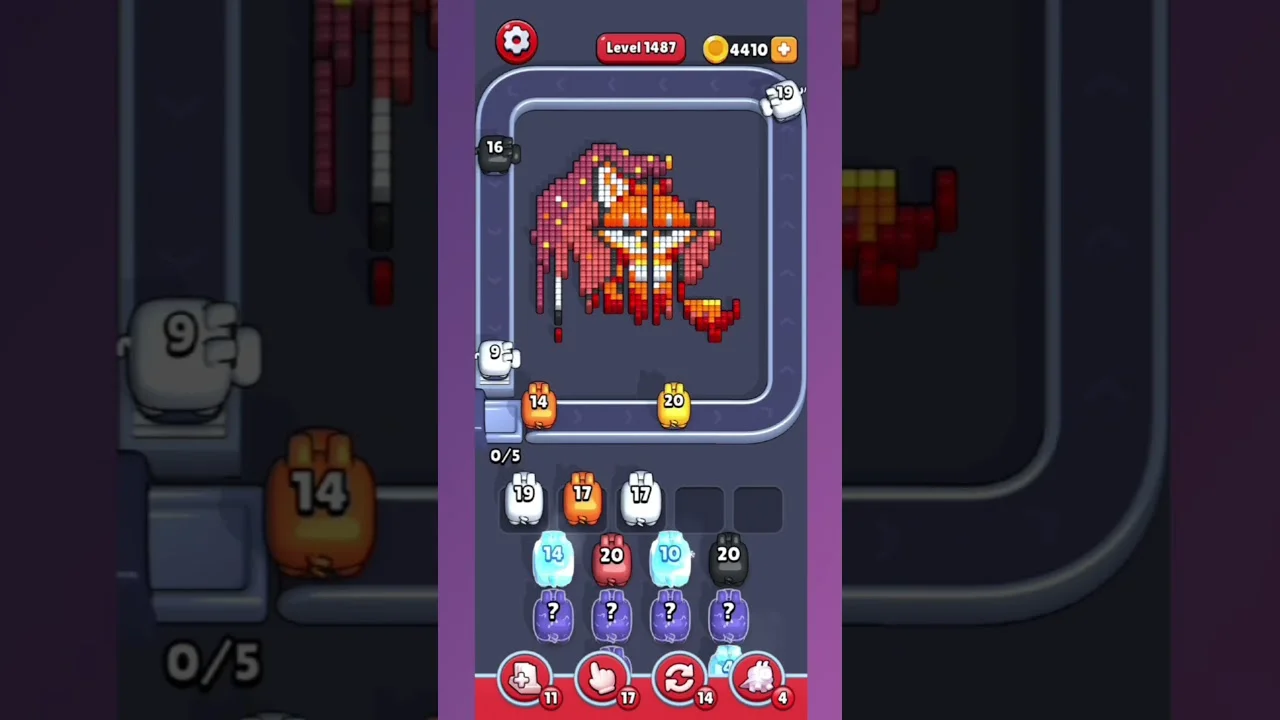 Pixel Flow Level 1487 Solution: Complete Walkthrough & Guide