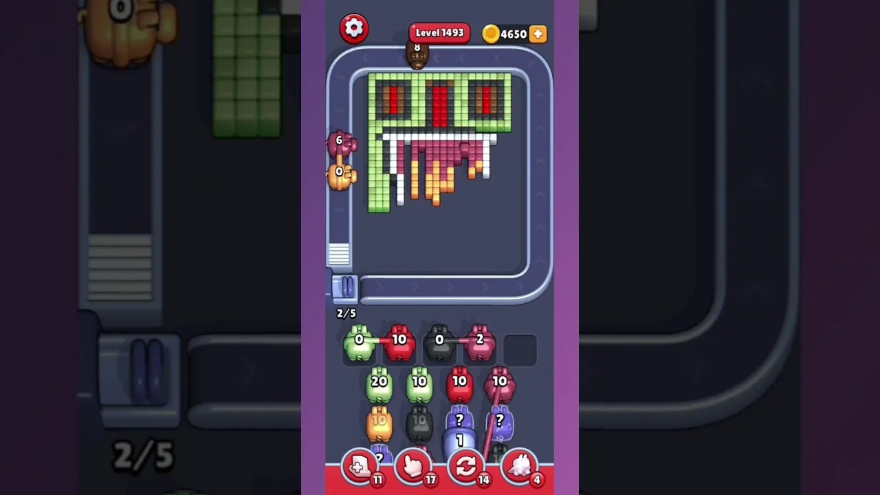 Pixel Flow Level 1493 Solution & Walkthrough Guide