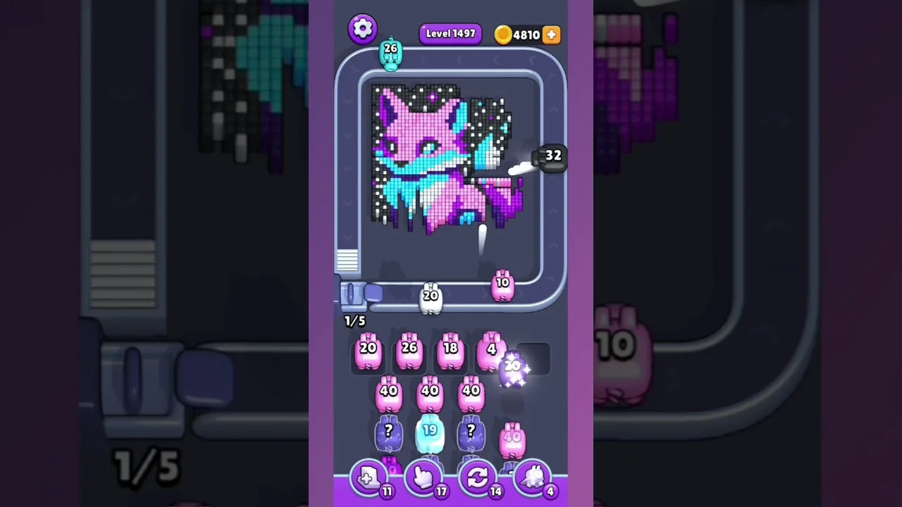 Pixel Flow Level 1497 Solution & Walkthrough Guide