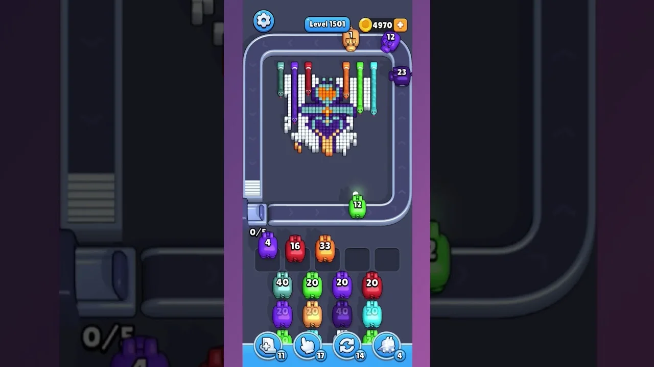 Pixel Flow Level 1501 Solution & Walkthrough Guide