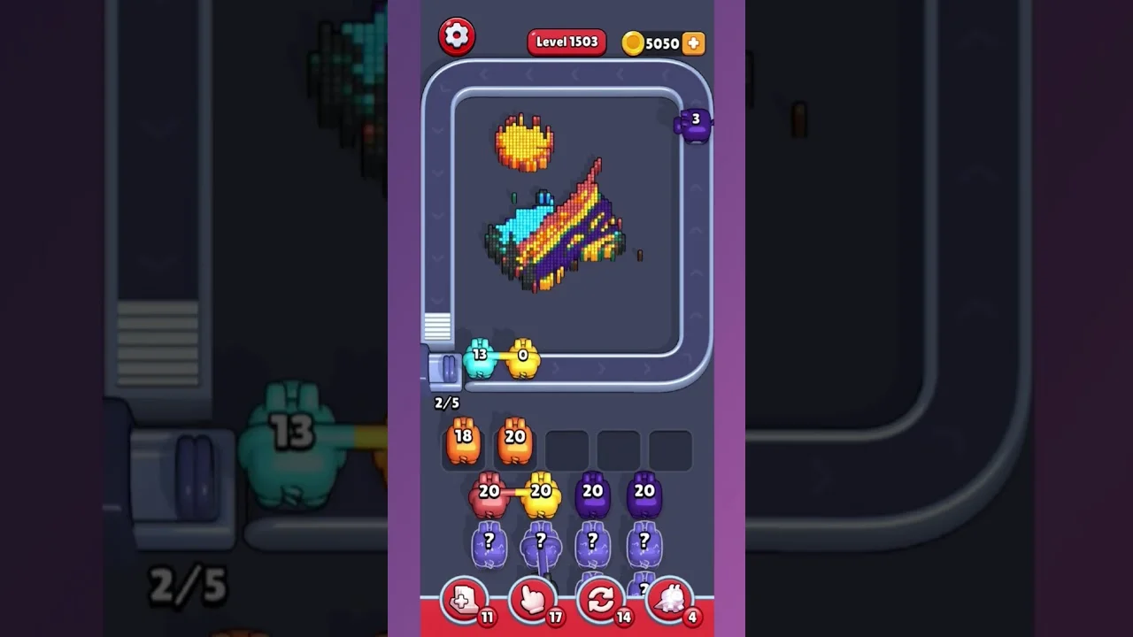 Pixel Flow Level 1503 Solution & Walkthrough Guide