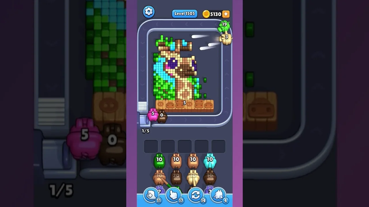 Pixel Flow Level 1505 Solution & Walkthrough Guide