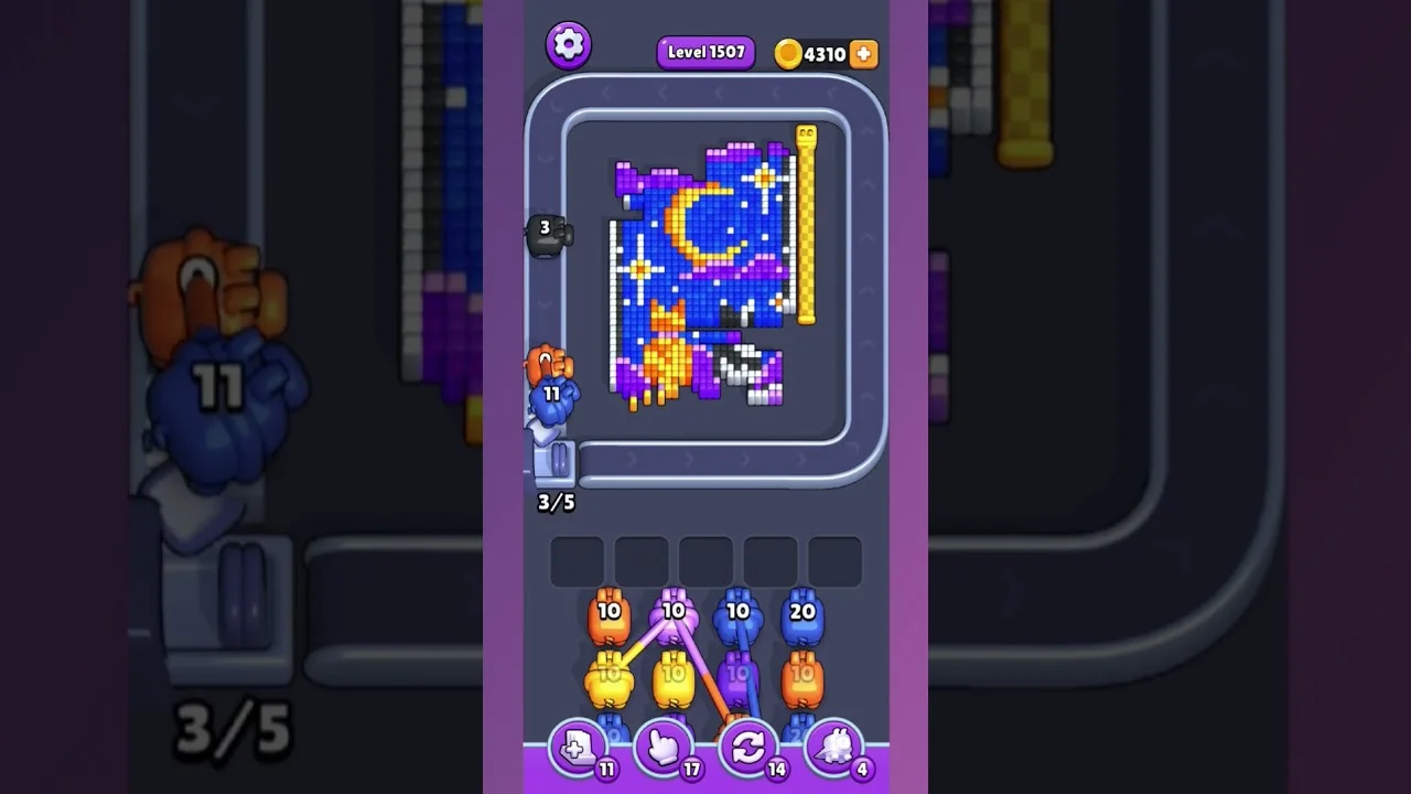 Pixel Flow Level 1507 Solution: Complete Walkthrough & Guide