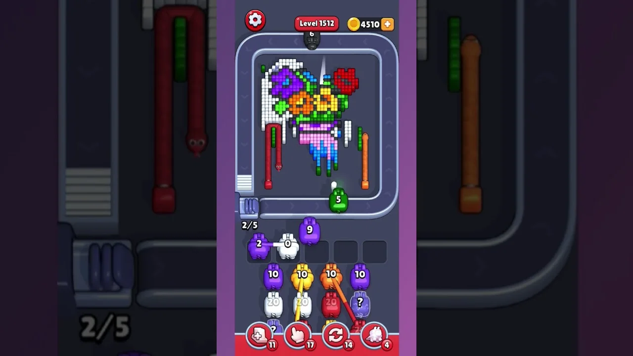 Pixel Flow Level 1512 Solution & Walkthrough Guide